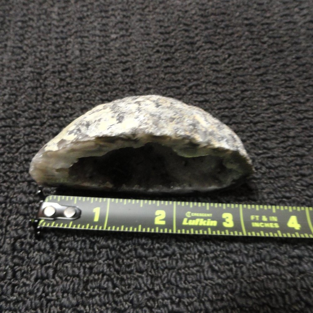 Natural Agate 1/2 Geode~3x2"tall~Crystal ~Reiki~Apothecary~Wiccan - Picture 2 of 4